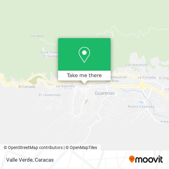 Valle Verde map