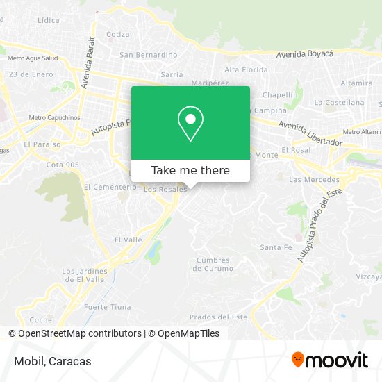 Mobil map