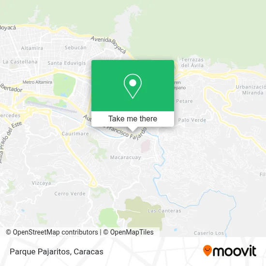 Mapa de Parque Pajaritos