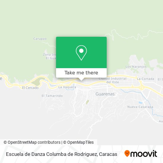 Escuela de Danza Columba de Rodriguez map