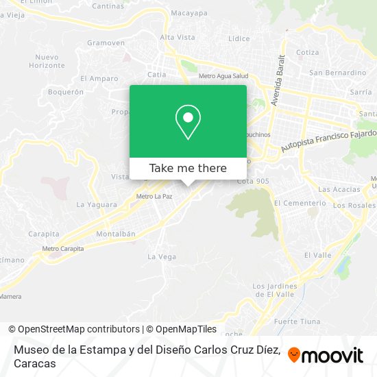 Museo de la Estampa y del Diseño Carlos Cruz Díez map