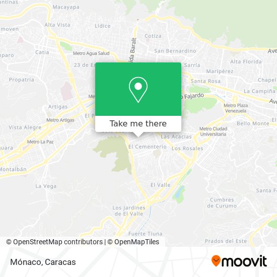Mónaco map
