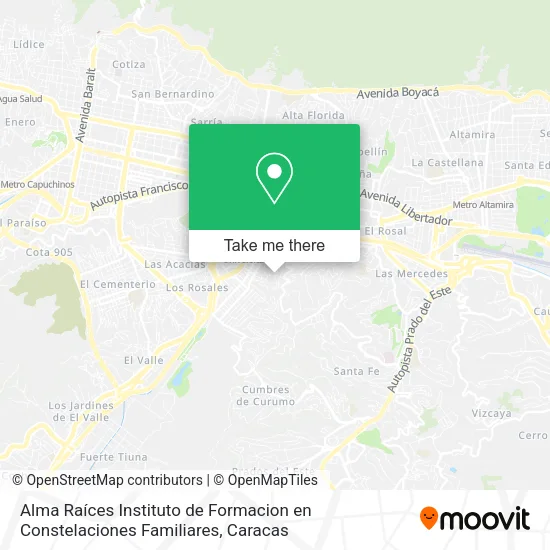 Alma Raíces Instituto de Formacion en Constelaciones Familiares map