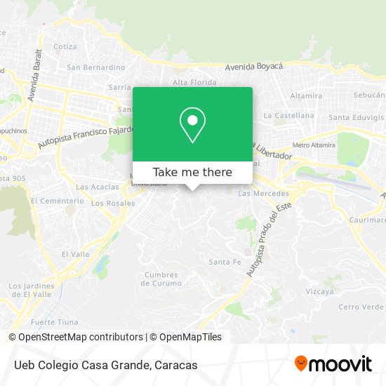 Ueb Colegio Casa Grande map