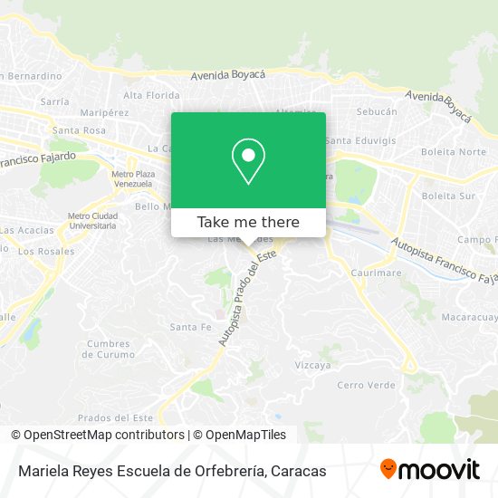 Mariela Reyes Escuela de Orfebrería map