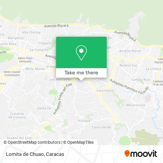 Lomita de Chuao map