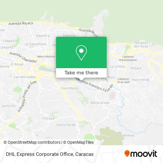 DHL Express Corporate Office map