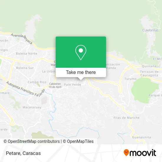 Petare map
