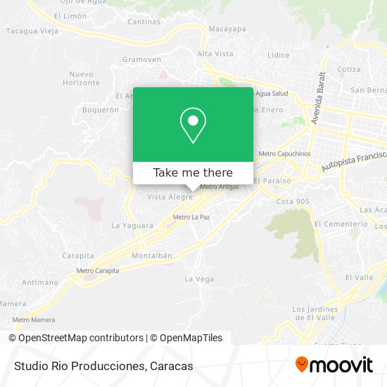 Studio Rio Producciones map