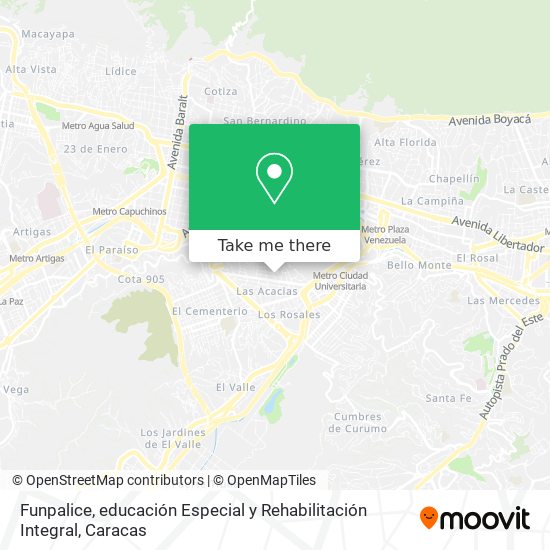 Funpalice, educación Especial y Rehabilitación Integral map