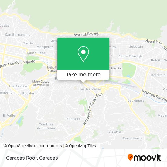 Caracas Roof map