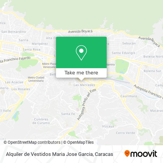 Alquiler de Vestidos Maria Jose Garcia map