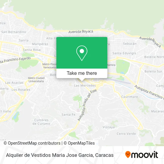 Alquiler de Vestidos Maria Jose Garcia map