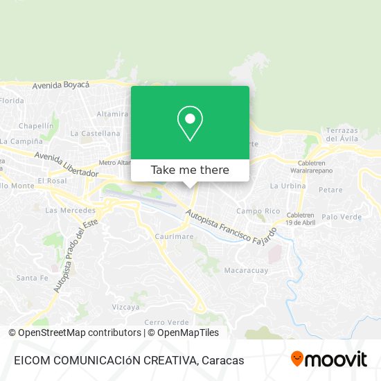 EICOM COMUNICACIóN CREATIVA map