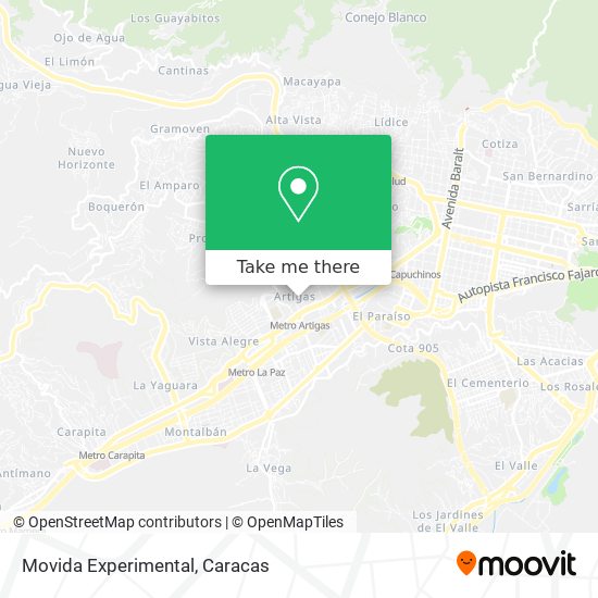 Movida Experimental map