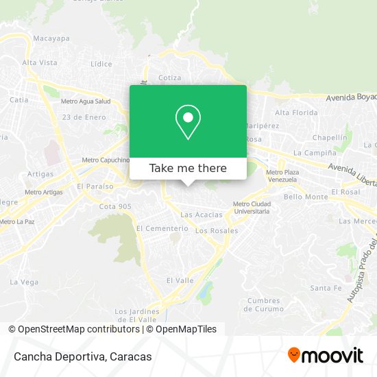 Cancha Deportiva map