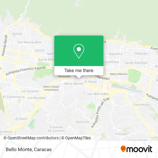 Bello Monte map