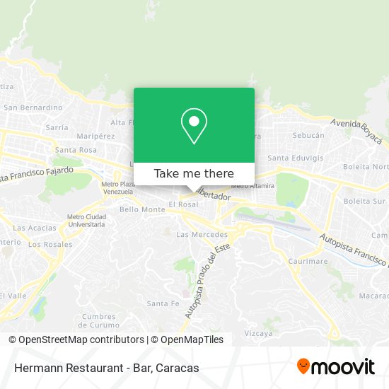 Hermann Restaurant - Bar map