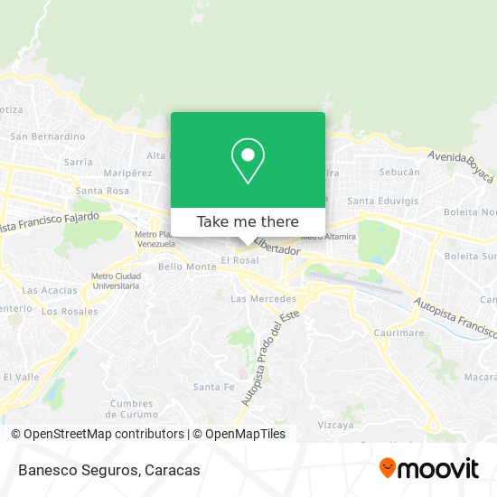 Banesco Seguros map