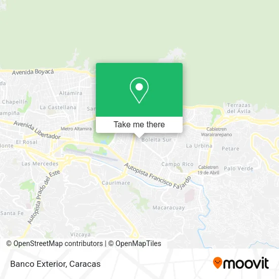 Mapa de Banco Exterior