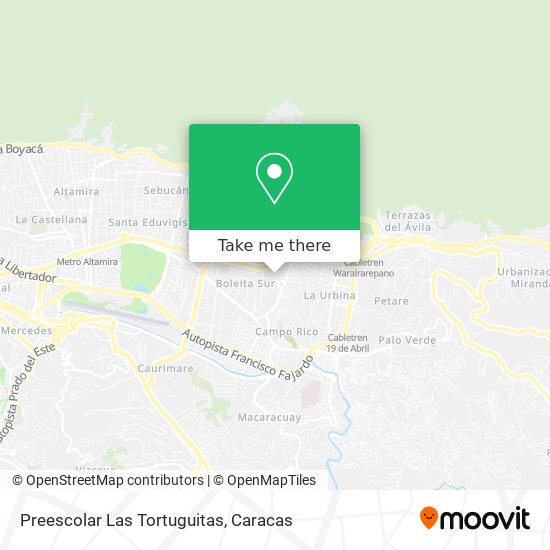 Preescolar Las Tortuguitas map
