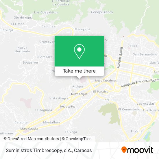Suministros Timbrescopy, c.A. map
