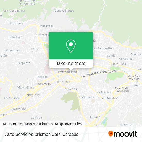 Auto Servicios Crisman Cars map