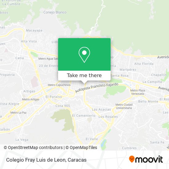 Colegio Fray Luis de Leon map