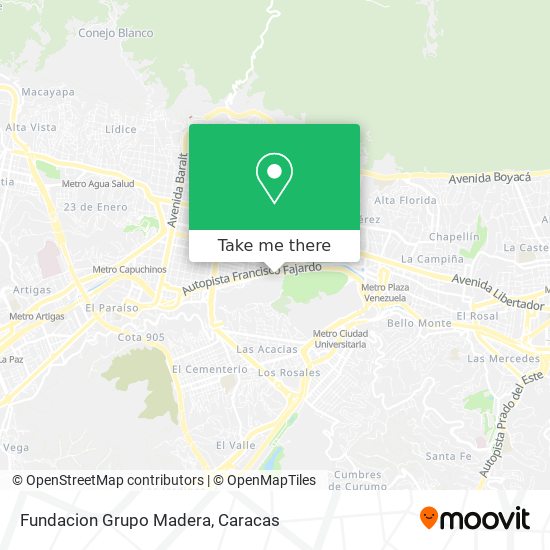 Fundacion Grupo Madera map