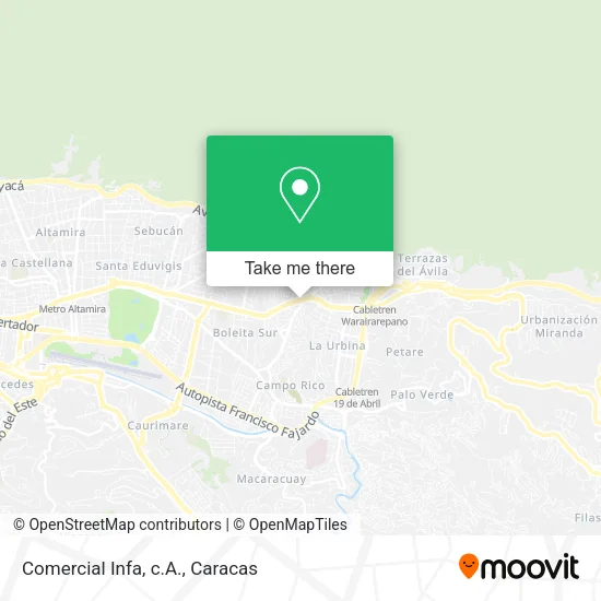Comercial Infa, c.A. map