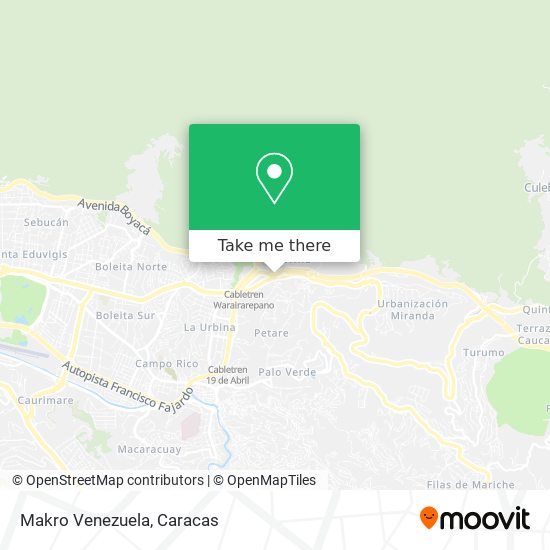 Makro Venezuela map