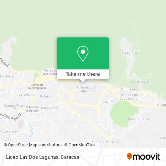 Liceo Las Dos Lagunas map