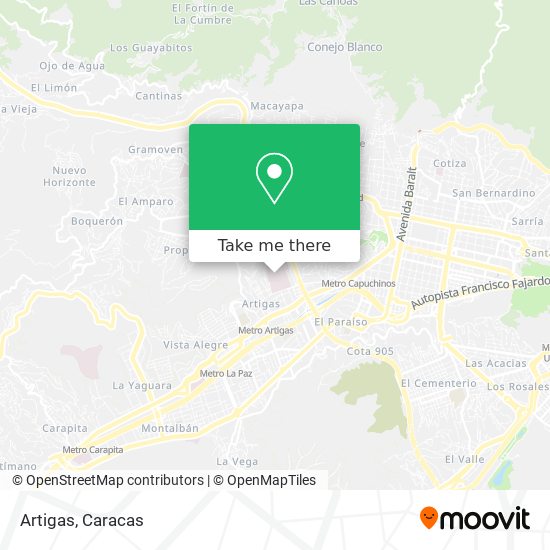 Artigas map