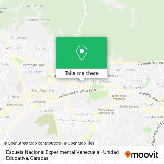 Escuela Nacional Experimental Venezuela - Unidad Educativa map