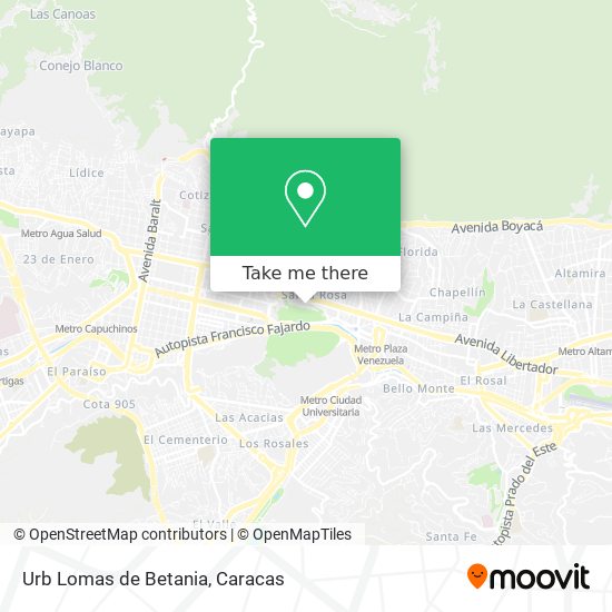 Urb Lomas de Betania map