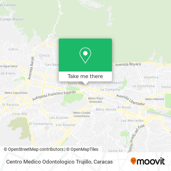 Centro Medico Odontologico Trujillo map