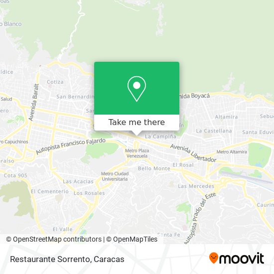 Restaurante Sorrento map