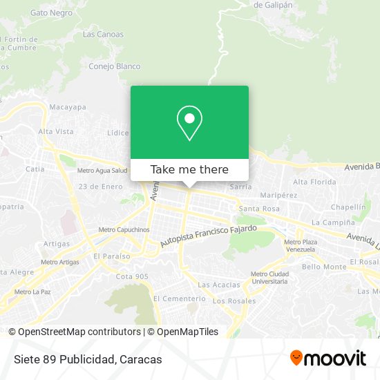 Mapa de Siete 89 Publicidad