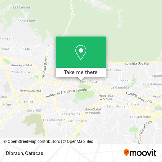 Mapa de Dibraun