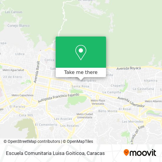 Escuela Comunitaria Luisa Goiticoa map