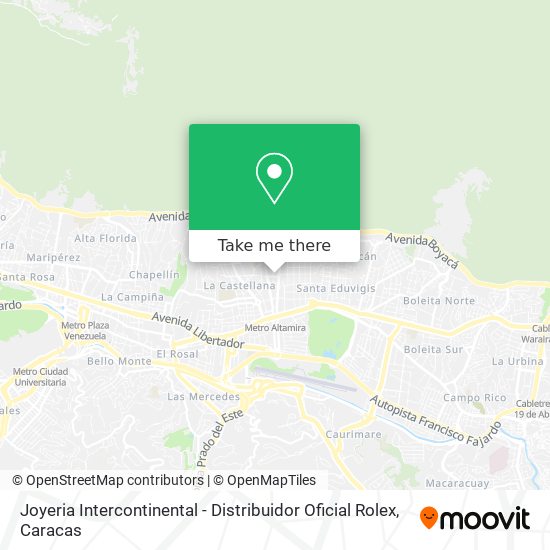 Joyeria Intercontinental - Distribuidor Oficial Rolex map