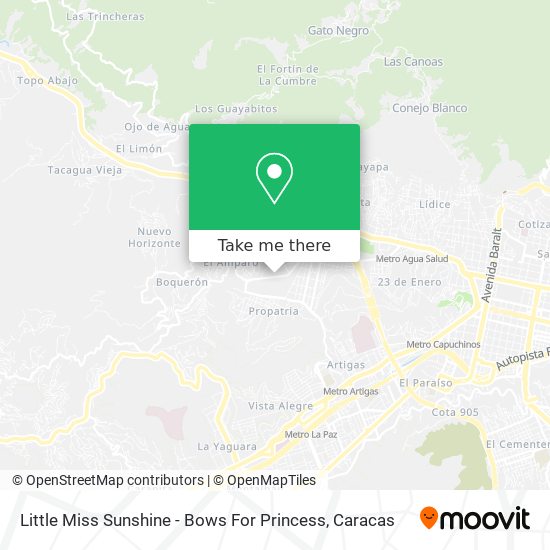 Little Miss Sunshine - Bows For Princess map