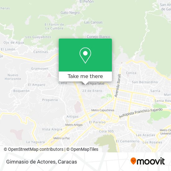 Gimnasio de Actores map