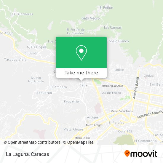 Mapa de La Laguna