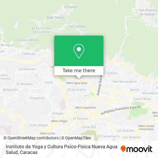 Instituto de Yoga y Cultura Psico-Física Nueva Agua Salud map