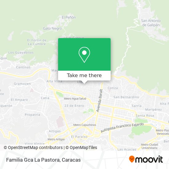 Familia Gca La Pastora map