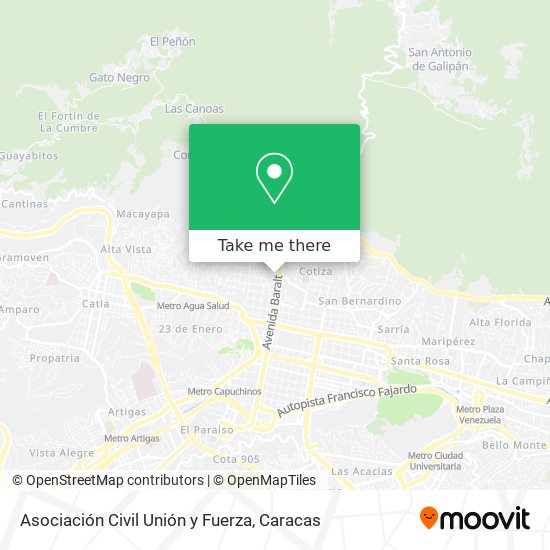 Asociación Civil Unión y Fuerza map