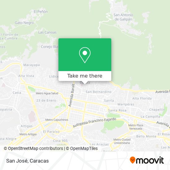 San José map