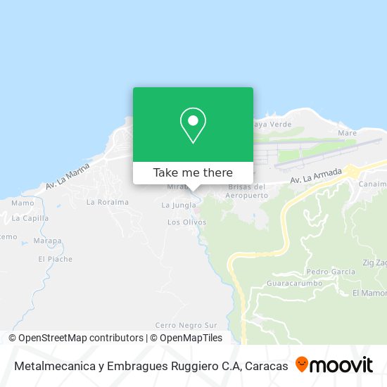 Mapa de Metalmecanica y Embragues Ruggiero C.A