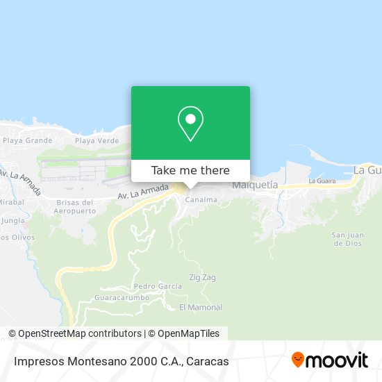 Impresos Montesano 2000 C.A. map